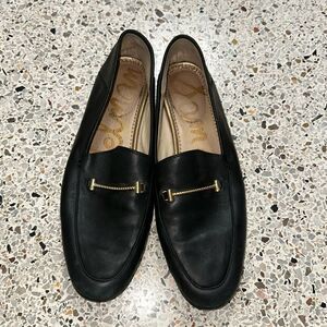 Sam Edelman Loraine black bit loafer gold 9.5